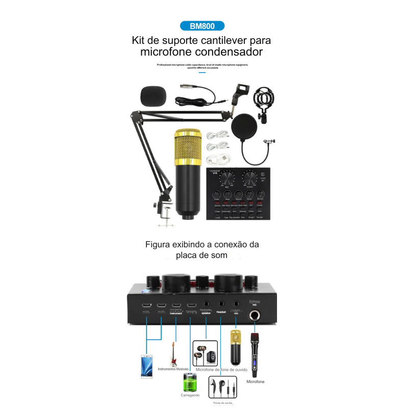 Microfone Para Estúdio