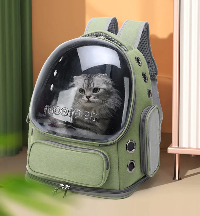 Bolsa De Transporte Transparente Para Gatos