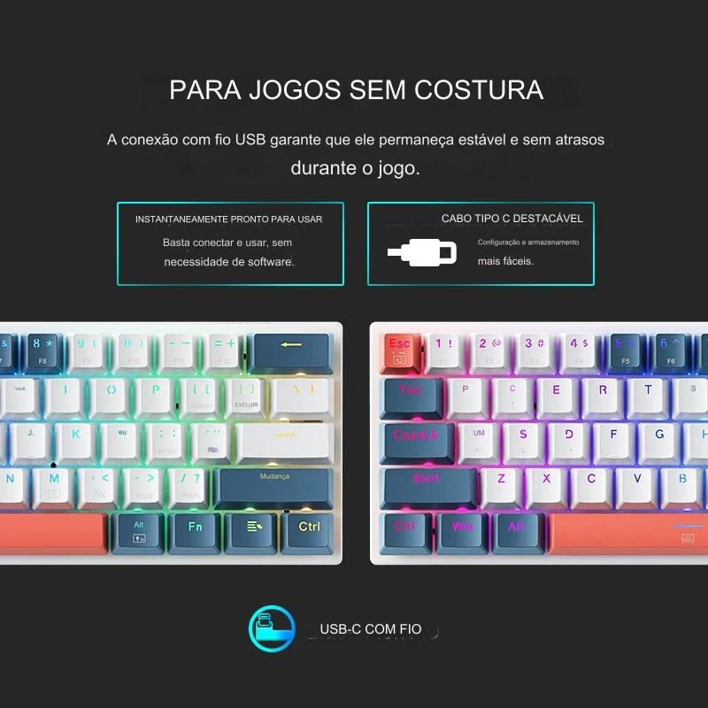 Teclado mecânico Machenike