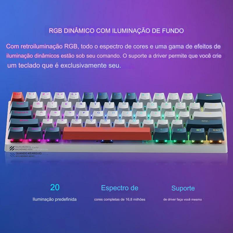 Teclado mecânico Machenike